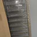 24x8 Floor Return Air Grille Fit 8x24” and 24x8” Duct Opening,Jumpable Floor Vent Cover Grille,Heavy Duty Floor Air Return Vent Cover Grill,Outer Dimensions: 25.75"W X 9.75"H, For 24"Wx8"H-Duct Opening