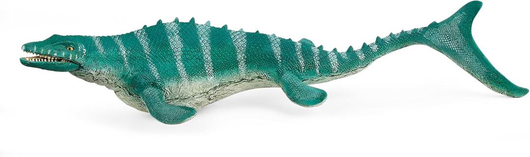 schleich Dinosaurs - 13" Mosasaurus Figurine with Movable Jaw - Prehistoric Reptile Action Figure with Realistic Details - Large Dinosaur Educational Toy for Kids Ages 5+ | 15026