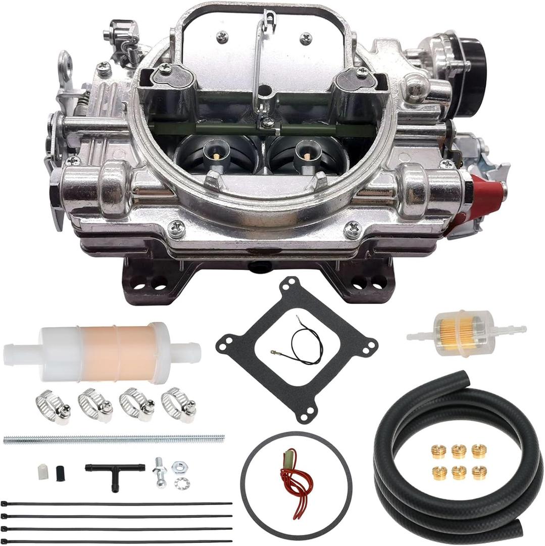 1403 Carburetor Performer Replacement for 4 Barrel 500 CFM Square Bore Air Valve Electric Choke Carburetor NO EGR