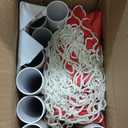 Champion Sports Floor Hockey Collapsible Goal ( (72 x 48 x 24-Inch, Red)