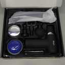 Beyn Hot and Cold Fascia Gun - Detachable Extended Handle Massage Gun,Deep Tissue Massage Gun, Used for Relieving Pain in The Back/Muscles of The Neck/Body, with 6 Massage Heads, LCD Display