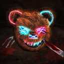 Halloween Purification Mask, Easter Bear/Rabbit Mask Hacker Anonymous V/Costume Party Role Playing Easter Animal Toys