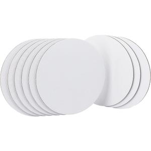 NBEADS 12 Pcs Round Painting Canvas Panels, Blank Canvas Drawing Boards for Oil & Acrylic Painting Students Artist Hobby Painters and Beginners, 15cm in Diameter