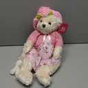 oitscute Teddy Bears Baby Cute Soft Plush Stuffed Animal Toy for Girl Women 16" (Pink Flower Pastoral Style)