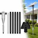 10Ft Pole Mount Kit Compatible with Starlink Gen 3 for RV&Outdoor