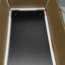 TUTOTAK Small Side Table, Narrow End Table, Skinny Sofa Table, Slim Nightstand, Couch Table, Living Room, Bed Room, Black TB01BK062 (2-Tier7.9"D x 15.8"W x 22.5"H)