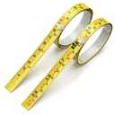 2 Pcs Self-Adhesive Measuring Tape, Right to Left Reading, Imperial & Metric Adhesive Tape Measure, Steel Ruler Tapes Peel and Stick for Workbench Woodworking Saw Drafting, 39Inch/100cm