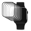 Acrylic 45mm Watch Screen Protector Compatible with Apple Watch Series 7/8 45mm, with 6 Installation Kits - 6 Pack - Smartwatch Screen Protectors
