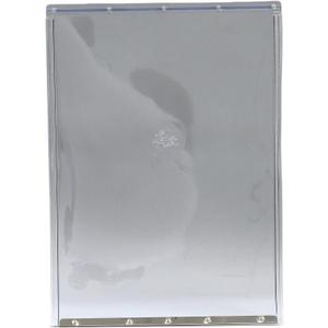 Ideal Pet Products Clear Vinyl Replacement Flap, Super Large, 15" x 20" Flap Size