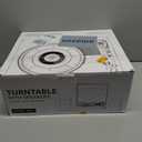 Vinyl Record Player with Two Stereo Speakers, Bluetooth Playback Turntable with 3 Speed AUX Headphone Input and RCA Out, Retro Black