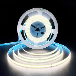 HAMRVL COB LED Strip Lights White 6000K,DC12V 16.4ft/5M 320leds/M CRI90 Flexible LED Tape Lights 8mm,for Indoor Home Cabinet,Bedroom, Kitchen, Stage, Backlight DIY Lighting(Without Power Supply)