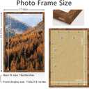 Picrit 16x24 Picture Frame, Photo Frame for Wall Mounting Display, Brown