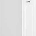VASAGLE Small Bathroom Storage Cabinet, with Slide Out Drawers，Cloud White, 15.7 x 7 x 27.5 Inches