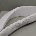 SnugStop Bed Wedge Pillow for Headboard, Closes The Gap Between Mattress & Headboard, Triangle Pillow, Headboard Stoppers Bed Gap Filler (King)