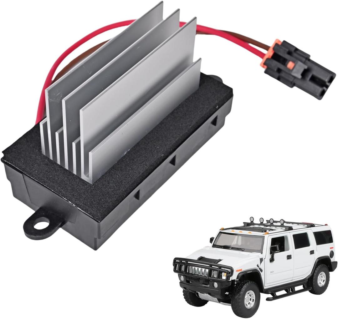 Blower Motor Resistor Heater Fan Control Module Fit for Hummer H2 2003-2007 Blower Module Resistor Replace#19331830 89023355 93803637 88986529 15-80388 15-80655 15-80911 3GSH-19E624-CA 4GSH-19E624-AA