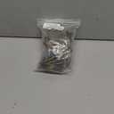 Curtain Rings with Eyelet for Curtain Rods 2 Inch Inner Diameter Metal Drapery Eyelet Curtain Rings Black 24 Pcs Bronze Exselens