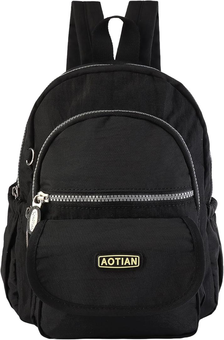 AOTIAN Mini Nylon Women Backpacks Casual Lightweight Small Daypack for Girls