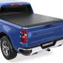Roll-Up Soft Vinyl Truck Bed 8FT Tonneau Cover Compatible for 1988-2007 Chevy Chevrolet Silverado/GMC Sierra 1500 2500 3500 HD (07 Classic Only) -96 Inch