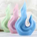 XIAOSHUI Coral Candle Mold Coral Silicone Candle Molds Coral Resin Casting Mold for Candle Home Decorate Candle Making Aromatherapy Gypsum Wax Resin Clay Craft