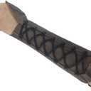 Handmade Leather Arm Guard Bow Hand Shooting Glove (Brown)