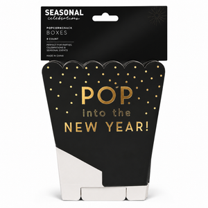New years Popcorn snack boxes