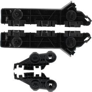 MOTOKU 2 Pair Front Bumper Cover Bracket Retainer Mounting Support for Chrysler 300 2011-2020 Left Driver and Right Passenger Side