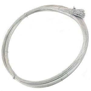 Baling Wire 14 Gauge 14 Feet,Baler Wire Ties Galvanized Steel,Heavy Duty Emergency Bale,Bundle Single Loop,Bailing Cardboard,for Horizontal and Vertical Closed Door Manual Tie Baler,100PCS