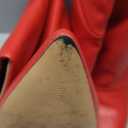 Femflame Fold Over Knee High Boots - Wide Calf, Pointed Toe Stiletto Heel, Tall Boots (7, 1red)