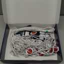 aiicrgb RGB Permanent Outdoor Lights, 100FT LED Eaves Lights with Smart App Remote Control, IP67 Waterproof, Music Sync, Timing Function for Christmas, Party, All Holiday Decorations