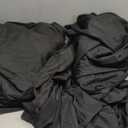 10ftx14ft Black Backdrop Curtain for Wedding Parties, Wrinkle Free Polyester 2 Panels 14 ft Long Photo Backdrop Drapes Back Drop Cloth for Birthday Photography Background Party Backdrop