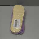 JIASUQI Women's Purple Faux Fur Criss Cross Open Toe House Slippers for Women (Purple)