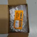 400 Pcs Cable Clips 4/6/8/10mm Nail in Cable Clips with Steel Ethernet Cable Clips Cable Wire Clips Cable Tacks Cable Nails Speaker Wire Clips Coaxial Cable Staples RG6 RG59 CAT6 RJ45 Wire Wall Clips