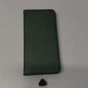 SHIELDON Case Wallet for Galaxy S25 Edge 5G 6.7", Genuine Leather Flip Kickstand RFID Blocking Credit Card Holder Magnetic Shock Absorbing Cover Compatible with Galaxy S25 Edge 2025 - Evergreen