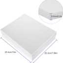 30 Pack Foam Boards 8x10 Inch Foam Core Backing Board White 1/5" Thickness Mat Board Polystyrene Poster Board Signboard Perfect for Presentations School Office & Art Projects