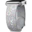 Engraved Band for Apple Watch Band Women, Recycled Plastic Band for iWatch Series SE Ultra 10 9 8 7 6 5 4 3 2 . Size: 44mm/45mm/46mm/49mm/42mm(Series 3 2 1)