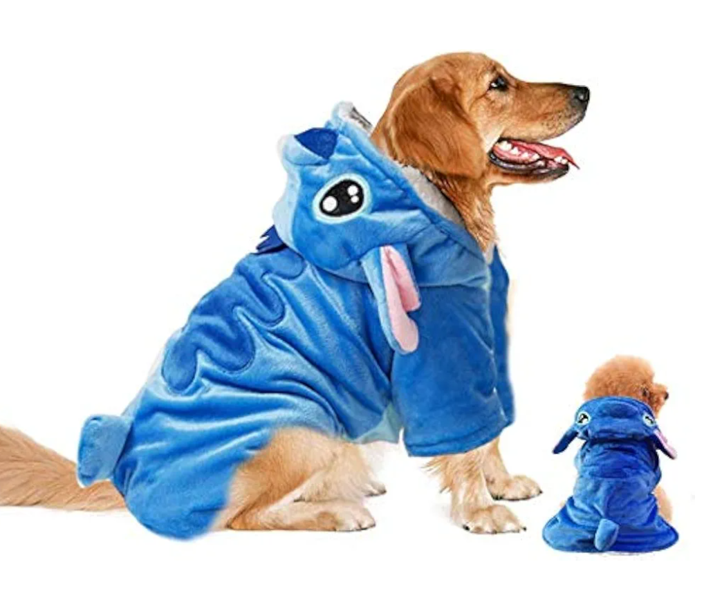 Dog Costume, Gimilife Dog Hoodie, Dogs Halloween Costume Pet Xmas Pajamas Outfit, Pet Coat Cartoon Costumes for Small Medium Large Dogs and Cats for Halloween Christmas and Winter Medium