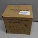 Solar String Lights for Outside, 33Ft Solar Patio Lights with 10 Flickering Flame Light Bulbs, Waterproof Blue Solar Powered Outdoor Lights for Garden Yard Patio Gazebo Bistro Cafe Porch Party Decor