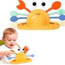 VoMii Baby Toys Silicone with Suction Cup for High Chair Toddler Sensory Toys for 12 Month, Montessori Sensory Activity Toys for 1-3 Year Infant Toddlers Gift