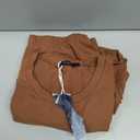 SAMPEEL Womens Two Piece Lounge Sets Casual Summer Outfits 2 Piece Short Matching Clothing Set (Brown, L)