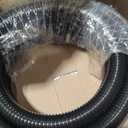 Pond Tubing,1-1/2 inch PVC Flexible Pond Hose, Black Corrugated Waterfall Sump Pump Hose,Drainage Pipe, Kinkproof for Garden Ponds, 1-1/2"x25FT