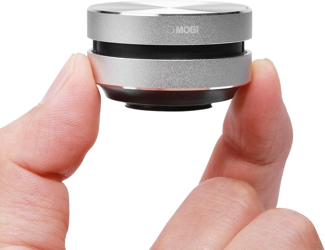 Bluetooth Mini Speaker Bone Conduction Portable Wireless Speaker Stereo Bass Sound Creative Portable Speakers Mini Size Music Player for Home,Outdoor,Travel (Silver)