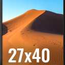 LaVie Home 27x40 Picture Frame for Wall Display, 27x40 Black Picture Frame with HD Plexiglas, 27 x 40 Poster Frame 1 Pack, Display Frame for Vertical or Horizontal, Classic Collection