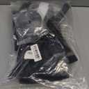 Hanging Screen Door - Fits Door Size 32" x 80" (Curtain Size 34'' x 81''), Sturdy Fiberglass Door Curtain Has Tension Rod&Hook&Loop Two Ways of Use, Heavy Duty Durable Door Screen (Black)