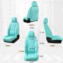 Coverado Seat Covers, Car Seat Covers Front Seats, Car Seat Cover, Car Seat Protector Waterproof, Car Seat Cushion Nappa Leather, Seat Covers Carseat Cover Universal Fit for Most Cars