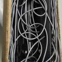 Nisorpa Outdoor Umbrella Drying Rack,12 Lines with 165 Feet Umbrella Clothesline Outdoor Dryer Clothes Line, 4 Arm Steel Frame Adjustable Height Retracting Collapsible Clothes Drying Rack for Backyard