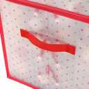 Sattiyrch Plastic Christmas Ornament Storage Box with Trays,Zippered Closure - Store up to 64 of the 3-inch Standard Christmas Ornaments, Xmas Ornaments Storage with Dividers & Two Handles,64pcs