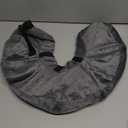 BENCMATE Inflatable Dog Cone Collar Alternative, Soft Dog Cone for Small Medium Large Dogs and Cats, Neck Recovery ECollar Donut Collar After Surgery (Large, Dark Grey)