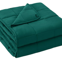 yescool Weighted Blanket for Adults (20 Lbs, 60”X 80”, Dark Green) Heavy Thick Bed Blanket Queen/Full Size for Sleeping Perfect for 190-210 Lbs, Cozy Gifts for Women, Machine Washable