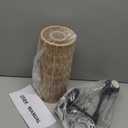 Yosoan 2-Lights Rattan Boho Wrapped Vintage Wall Sconce Light, Indoor Hardwired Hand-Woven Wall Lamp, Handmade Braided Rope Shade Wall Mount Fixture for Bedroom Bathroom Reading(Black)