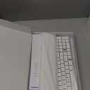 Wireless Keyboard and Mouse Combo - 9 Backlit Effects, Wrist Rest, Double-Shot Keycaps, Metal Panel, Long-Lasting Rechargeable, 2.4G Keyboard Mouse Set for Windows Mac PC Laptop  Sablute (White)